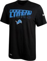 Outerstuff NFL Detroit Lions Men's Scoreboard Dri-Tek Short Sleeve Black Tee S juoda
