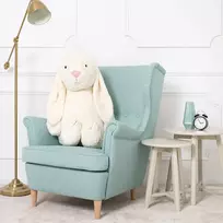 Didelis Pliušinis Zuikis, Minkštas Žaislas, 100 Cm, Baltas, Bani