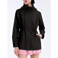 Women's Waterproof Slim Fit Trench Coat Windproof Windbreaker Jacket S juoda