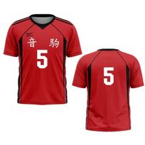 Japoniški Anime Haikyuu Džersis Nekoma Aukštosios Mokyklos Kuroo Tetsurou Kozume Kenma Gatvės Sportas Per dydžio Vyriški Ir Moteriški Marškinėliai XXS