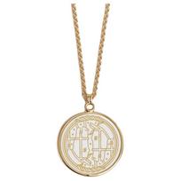 Hermes Medaille Quadrige Arklių Galvos Rašto Spaudas Metalinis Auksuotas Emalio Vėrinys Moteriškas vėrinys H972311FEC6 Basic Packaging-Box+Dust Bag or Padding Board