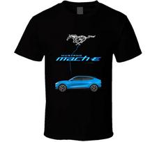Naujas Ev2021 Mach E Mustang Elektrinio Transporto Priemonės Dovana Marškinėliai L blue