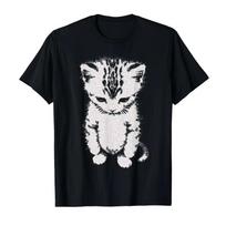 2026 El Gato Sad Kitten Funny Meme Sad Crying Munchkin Cat Trendy T-shirt for Men Women 100_ Cotton T Shirts Short Sleeve Top... S įvairiaspalvis