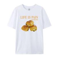 Pain Au Chocolat Juokingi Citatos Marškinėliai Mielas Maisto Grafikos Marškinėliai Moterims Laisvalaikio Kruasanas Duonos Mėgėjo Marškinėliai Unisex Vasariniai Drabužiai Dovana S