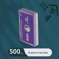 Plastic Mahjong Game Chips