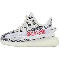 Adidas Originals Yeezy Boost 350 V2 Neslystantys Atsparūs trinčiai Žemi Kūdikių Batai Balti Kūdikiams Ir Mažiems Vaikams HP6588 26.5
