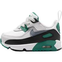 Nike Air Max 90 Cushioning Abrasion Resistant Cushioning, Wear Resistant Low top Toddler Shoes White Green IH1418-300 27