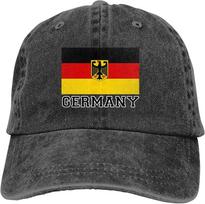 German Flag Unisex Fashion Cowboy Hat Cotton Adjustable Baseball Cap One Size