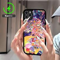 Cute K-Kirby-s Pink For Magsafe Magnetic Phone Case Wireless PC+TPU For IPhone 11 12 13 14 15 16 17 Pro Max Plus iPhone 14