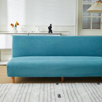 Pliušinis sulankstomas sofos lovos užvalkalas Velvet Storas Slipcover Dėklas berankei sofos lova paklodė Kušetės užvalkalas Elastingas Futon užvalkalas žiemai S(160-185CM)
