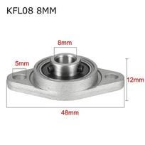 Savaime išsilyginantis guolio korpusas 8mm 10mm 12mm 15mm Pagalvės tipo guolio korpusas Traukos guolis CINKO lydinys KFL08 KFL10 KFL12 KFL15 KFL08 8MM