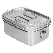 1.5L 2 Layer Lunch Box Portable Lkproof 304 Stainless Steel   Food Container Dinnerware for