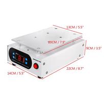 7inch 220/110V LCD Auto Heating Platform Phone Repair Machine Screen Separator Glass Removal Smooth Plate Screen Separator balta