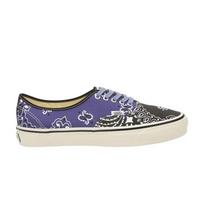 Vans Authentic 44 LX Black Purple Bandana Unisex Sneakers VN000D9NBMB 40
