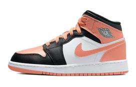 Jordan 1 Mid Baltas Šviesus Raudonasis Šaknis GS DM9077-108 35.5
