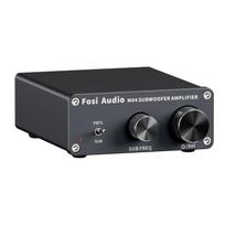 Fosi Audio M04 100W Subwoofer Amplifier Mini Stereo Mono Power Amplifier TPA3116 Chip PBTL for Home Audio and Video with Power Adapter