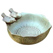 Keraminis paukščių lesintuvas 16*16*7.5CM 1 vnt. paukščių girdykla-lesykla, tinkama papūgoms, rožinėms nimfoms, ciklidams, papūgoms žalia