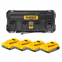 DCB1404D4 DeWALT 18V akumuliatorių ir kroviklio rinkinys (4x2.0 Ah)