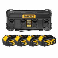 DCB1404M4 DeWALT 18V akumuliatorių ir kroviklio rinkinys (4x4.0 Ah)