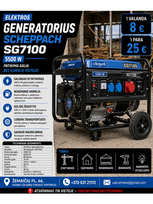 ELEKTROS GENERATORIUS SCHEPPACH SG7100  5500W