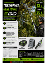 AKUMULIATORINĖS TELESKOPINĖS GENETUVAS EGO