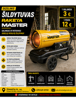 DIZELINIS ŠILDYTUVAS  RAKETA  MASTER