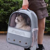 Carrier Backpack Travel Bag Front Breathable Carrying for Hiking up to 17.6lbs Cycling Walking C-Gray