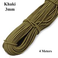 3 mm/4 mm stipri elastinė virvė 4 spalvos 4 metrų ilgio elastinė virvė Guminė juosta „PASIDARYK pats“ kuprinės priedai Lauko įrankis
