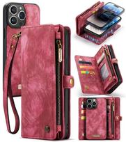 CaseMe Magnetic Flip Leather Phone Case for iPhone 17 Air 16E 16 Pro Max 15 12 11 13 14 Plus XS XR X Zipper Wallet Card Cover iPhone 13