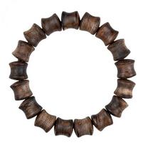 Natural agarwood bamboo-section submersible-grade bracelet, Hui'an yellow soil Qi nan agarwood,  rise steadily  cultural artifact, old material 12mm+