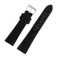 Suede Genuine Leather Watch Strap 18mm 20mm 22mm Gray Tan Black Vintage Watch Band Quick Release Wristband Belt Accessories 22mm gelsvai ruda