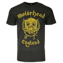 Autentiškas Motorhead Auksinis Anglijos Logotipo Marškinėliai S M L XL 2XL NAUJAS Unisex Marškinėliai XXL