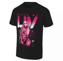 Liv Morgan Žiūrėk į mane Juodi medvilniniai marškinėliai Vyrams Moterims S-5XL Unisex Marškinėliai M pink