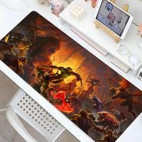 Game D-DOOMS E-Eternal Mouse Pad Birthday Gaming Locking Edge Big Computer Gamer Large Rubber Art Mousepad Laptop Desk Mat 600x300x2mm