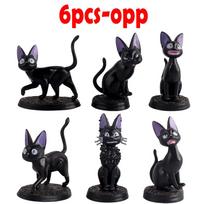 HOT Black Cat Jiji Gigi Figure PVC Action Toy Doll Model Set Black Cat Hayao Miyazaki Figure Toy birthday gifts ornament