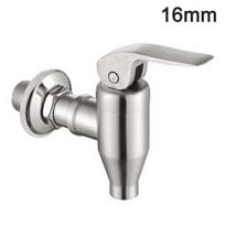 Nerūdijančio plieno gėrimų dozatoriaus čiaupo keitimo čiaupas,(16 mm)