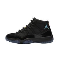 Jordan Air Jordan 11 High top Children's Basketball Shoes Black Blue Unisex 378038-047 35.5