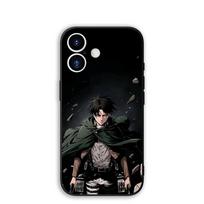 for Samsung Galaxy A56 A26 A36 A10 A20 A30 A31 A32 A50 A55 A52 A53 A33 A12 A14 Phone Case Attack Levi on titan Eren Jaeger anime Galaxy A32 5G