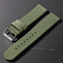 Nylon Watch Band Soft Woven Strap for Seiko 18mm 20mm 22mm 24mm Men Women Quick Release Wristband Military Sport Watch Band 18mm žalia