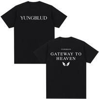 Yungblud IDOLS Album Gateway To Heaven T Shirt Men Women Clothing Hip Hop Short Sleeve T-shirts Oversized Summer Cotton T-shi... S įvairiaspalvis