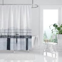 Atsparus vandeniui audinys Dušo užuolaida Vonios užuolaidos priedai 180X200 Vonios užuolaida Dušui 240*200 Nordic Boho dekoras 240X200 W60H190(CM)-1 Pcs