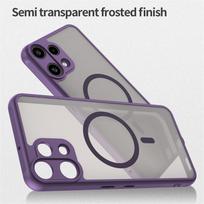 For Nothing Phone 3A Lite Case Semi-Transparent Frosted Matte PC+TPU Anti-fingerprint Translucent Cover for NothingPhone 3a Lite Nothing Phone (3a) Lite
