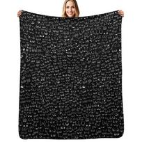 Boobie Collective 2 Throw Blanket Soft Comfort Blanket for Reading Watching TV 102x76cm(40x30in)