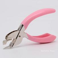 Mini Professional Handheld Lasting Pull Out Extractor Stapler Binding Tool Heavy Duty Durable Comfortable Metal Staple Remover rožinė