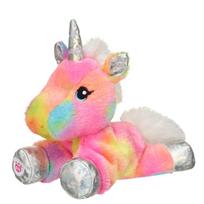BUILD-A-BEAR MINI BEANS Pliušinis vaivorykštinis vienaragis