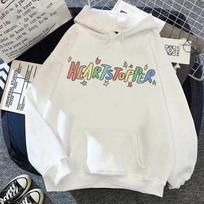Nauji Heartstopper Hoodies Moteriški Nick ir Charlie Romantika Animacinis Vaivorykštė Streetwear Mados Palaidinukės Unisex Viršutiniai Drabužiai M