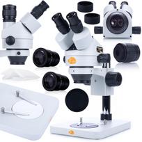 Rosfix Mikroskop Stereoskopowy Trinokularowy Mercury Pro MSMP-T-PS1 – Zakres Powiększenia 7x-270x | Wysoka Jakość Optyki | Ergonomiczna Głowica 360°