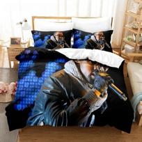 Kanye West Bedding Set Single Twin Full Queen King Size Bed Set Adult Boys Bedroom Duvet cover Sets 3D Print Anime EU single(135x200cm)