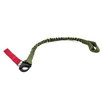 Adjustable Quick Release Safety Sling Lanyard Bungee Rifles Strap Safety Rope Strap Rope Line Climbing Protective Sling armijos žalia spalva