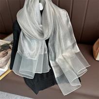 Šilkinis vilnonis šalikas moterims Vienspalviai šalikai Skaros Apklotai Pashmina Hidžabas Foulard Femme Paplūdimio stoliai Bandana Prabangus Pončas 200x70cm